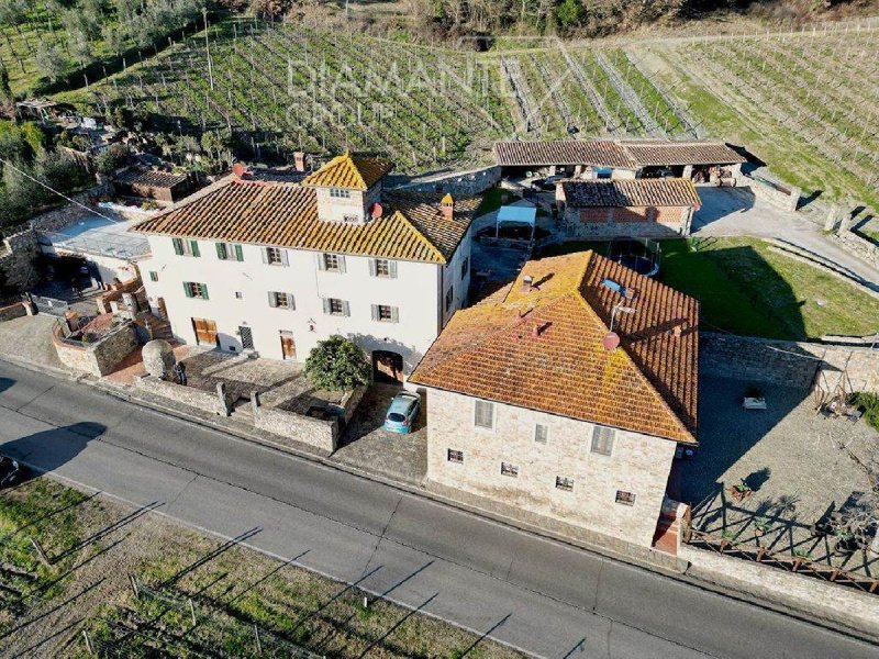 Explotación agrícola en Greve in Chianti