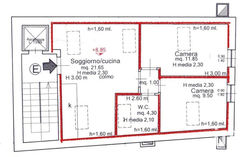 Apartamento em Spotorno