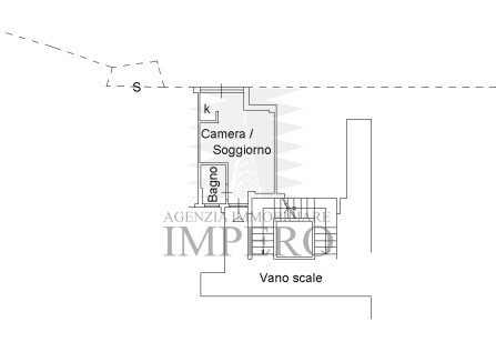 Enrumslägenhet i Ventimiglia