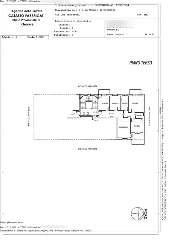 Appartement in Moconesi