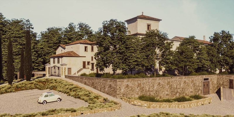 Замок в Сесто-Фьорентино