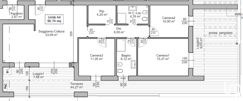 Appartement à Abano Terme