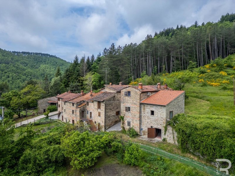 Hus på landet i Bibbiena