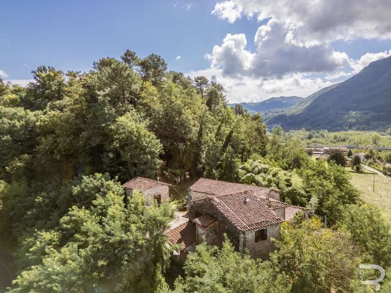 Kleines Dorf in Barga