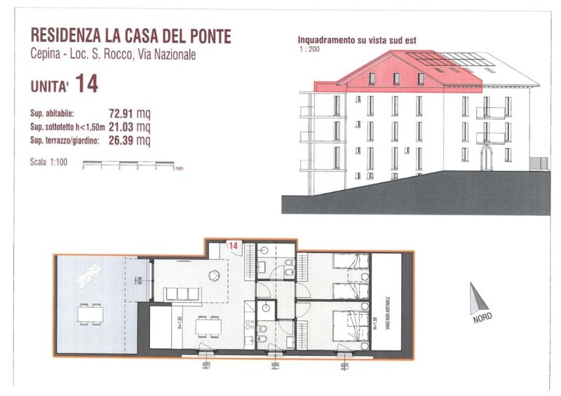 Lägenhet i Valdisotto