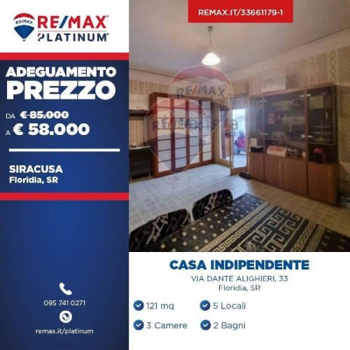 Casa semi indipendente a Floridia