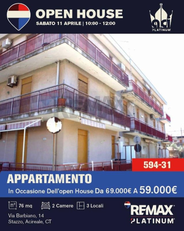 Apartamento en Acireale