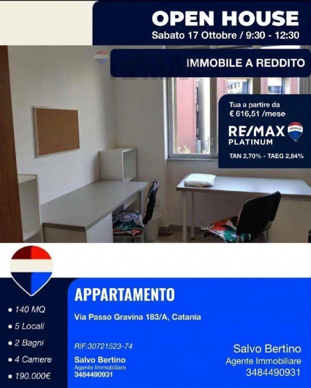 Apartamento en Catania