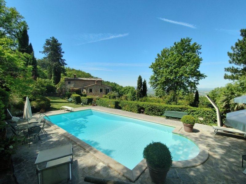Lantställe i Paciano