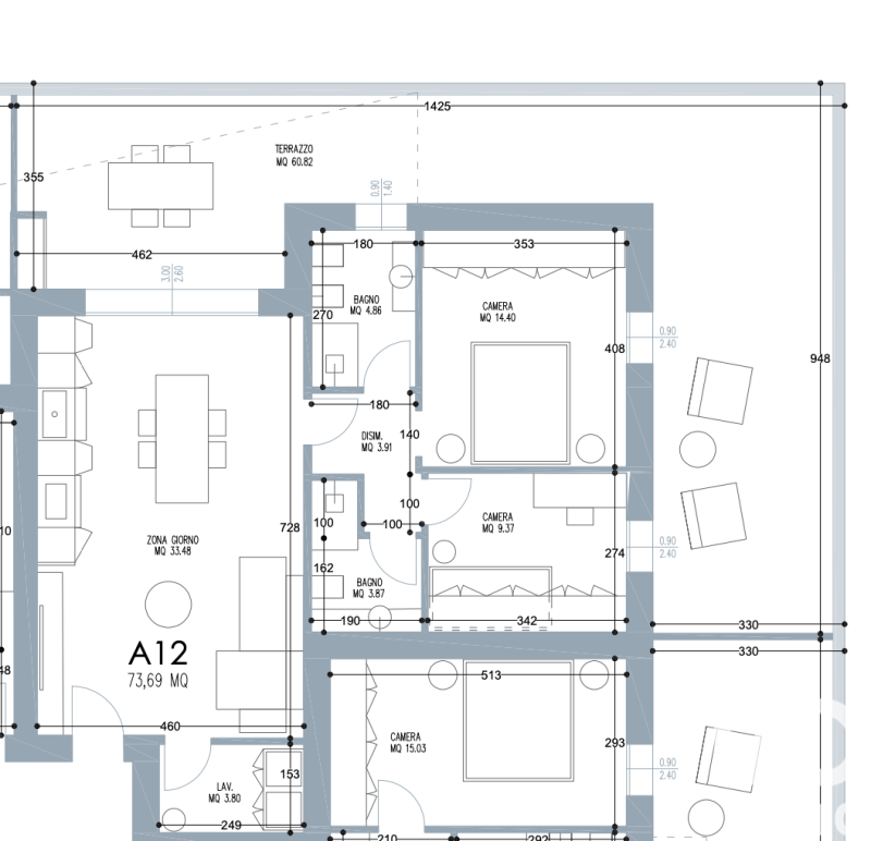 Apartamento em Pádua