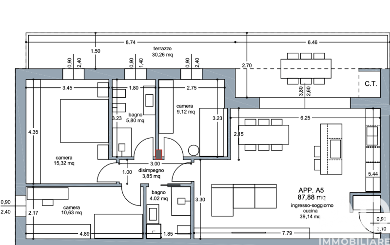 Apartamento em Pádua