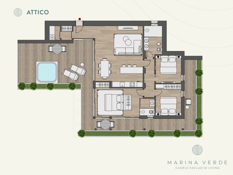 Loft/Sotão em Caorle