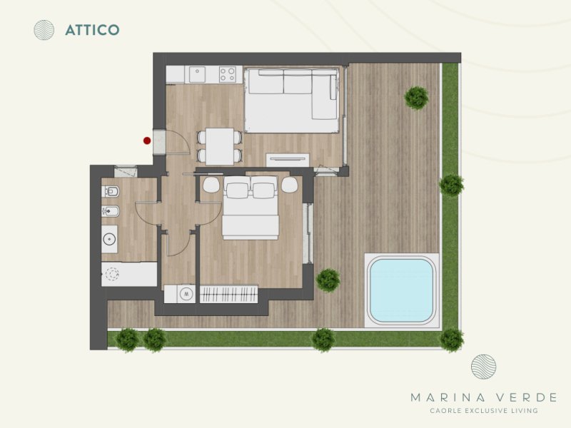 Loft/Penthouse à Caorle