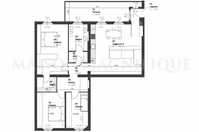 Appartement à Bologne