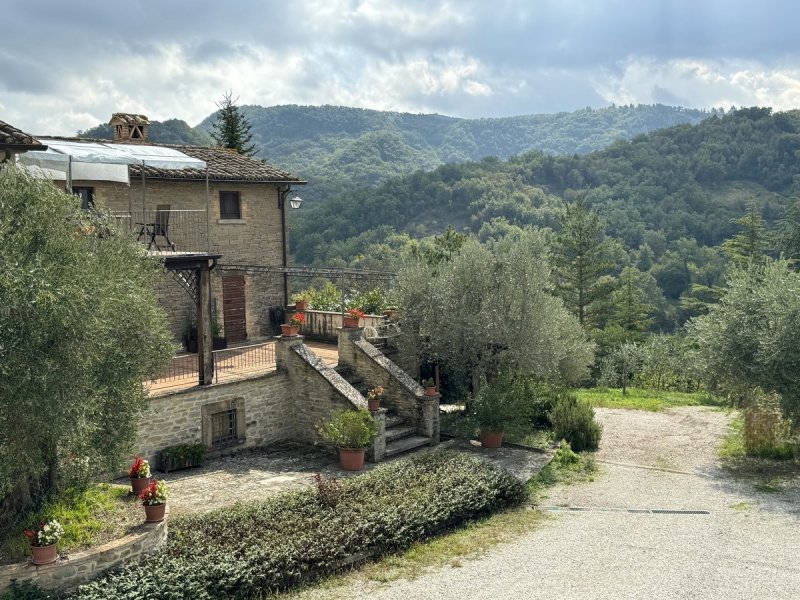 Klein huisje op het platteland in Montone