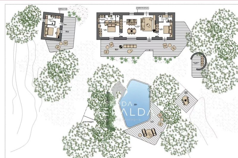 Lantställe i Arzachena