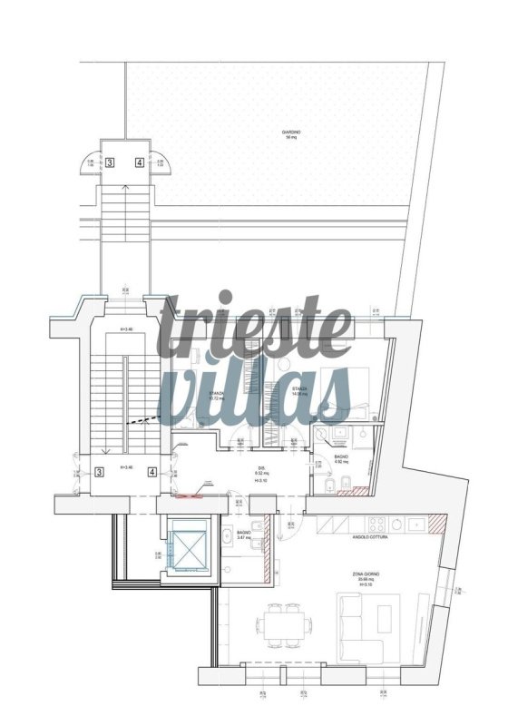 Apartamento en Trieste