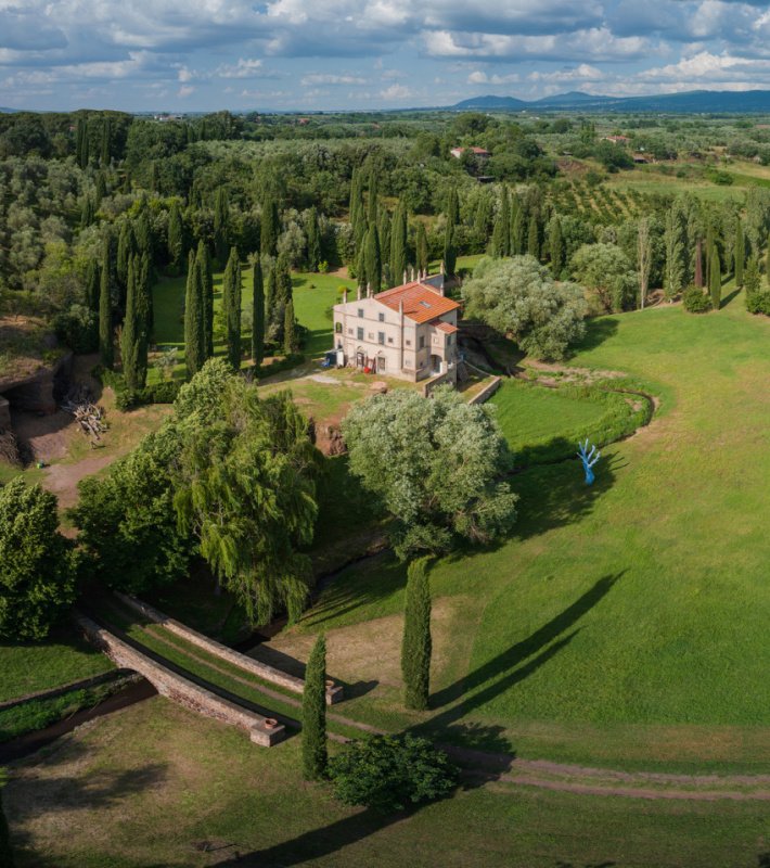 Klein huisje op het platteland in Vetralla