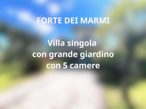 Villa in Forte dei Marmi