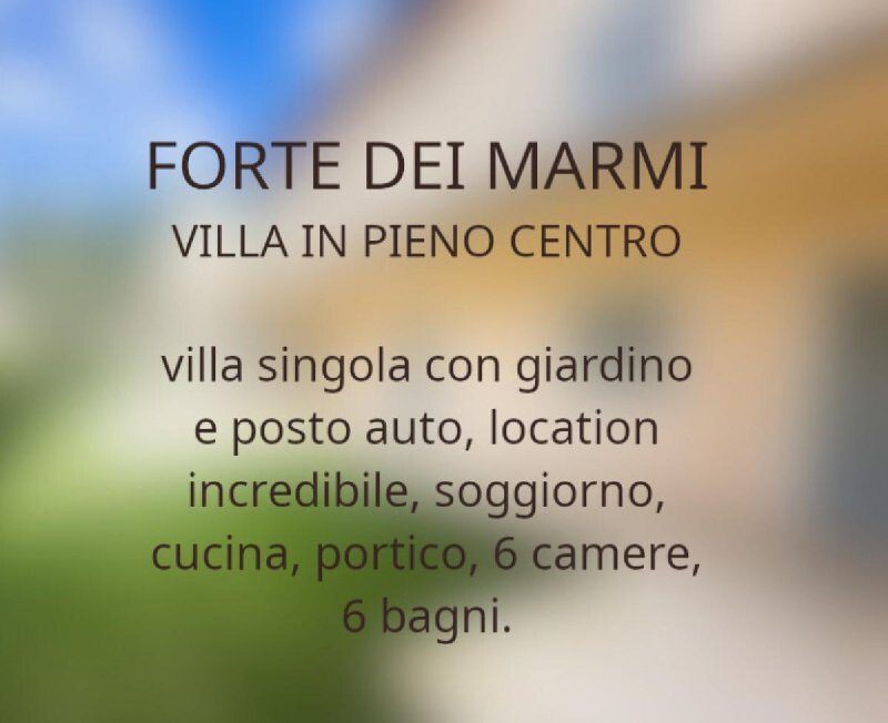 Moradia em Forte dei Marmi