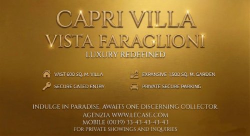 Villa à Capri