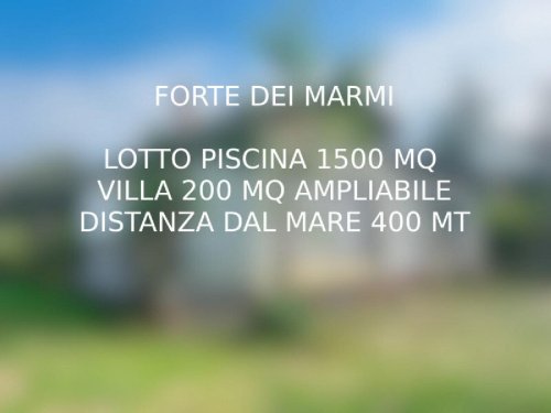 Villa i Forte dei Marmi