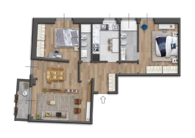 Apartamento em Milão