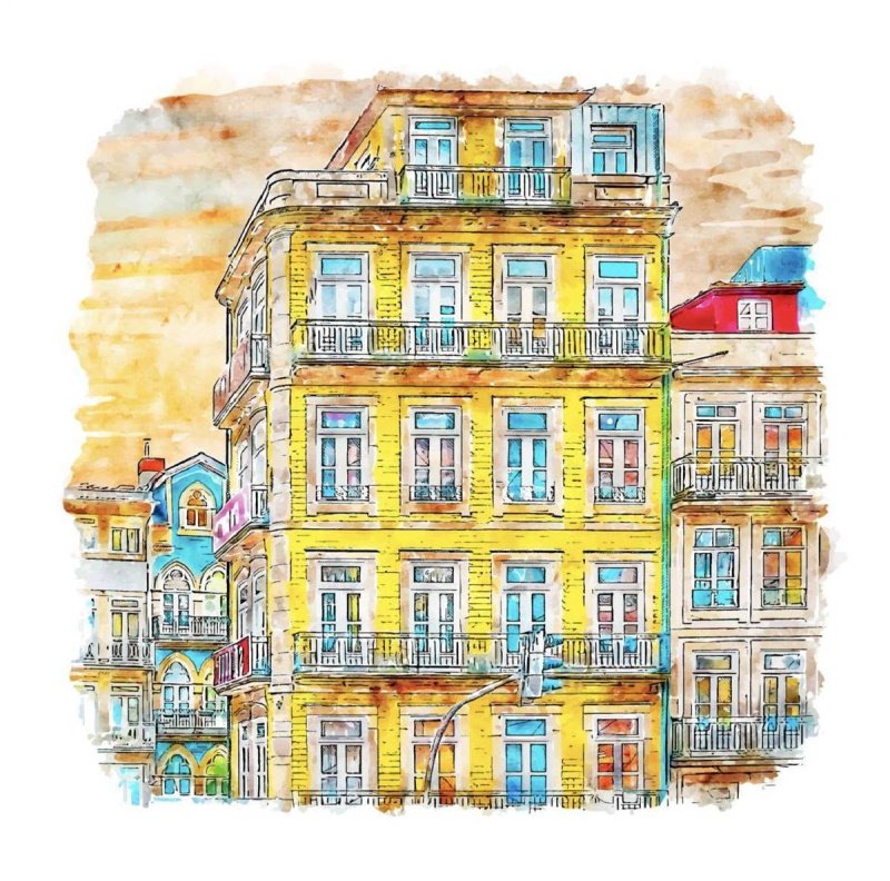 Top-to-bottom house in Viareggio