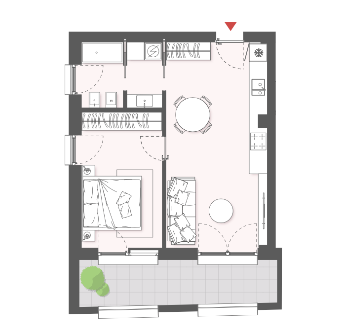Apartamento en Milán