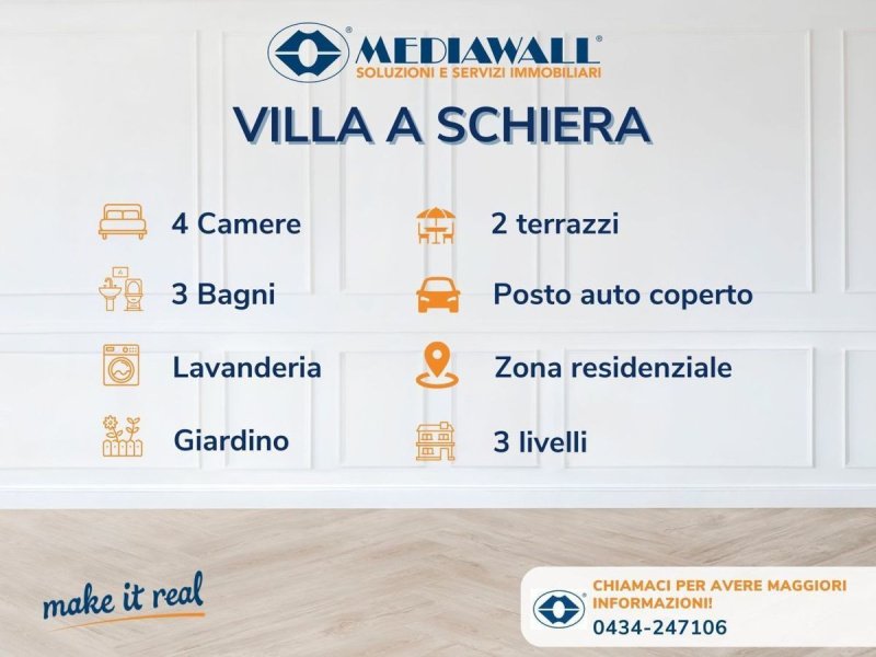 Villetta a schiera a Maniago