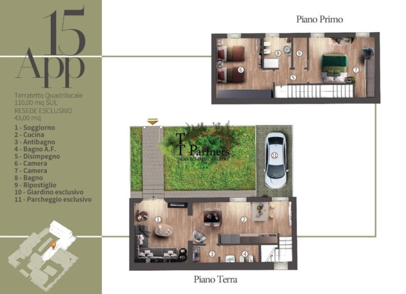 Таунхаус в Кампи-Бизенцио