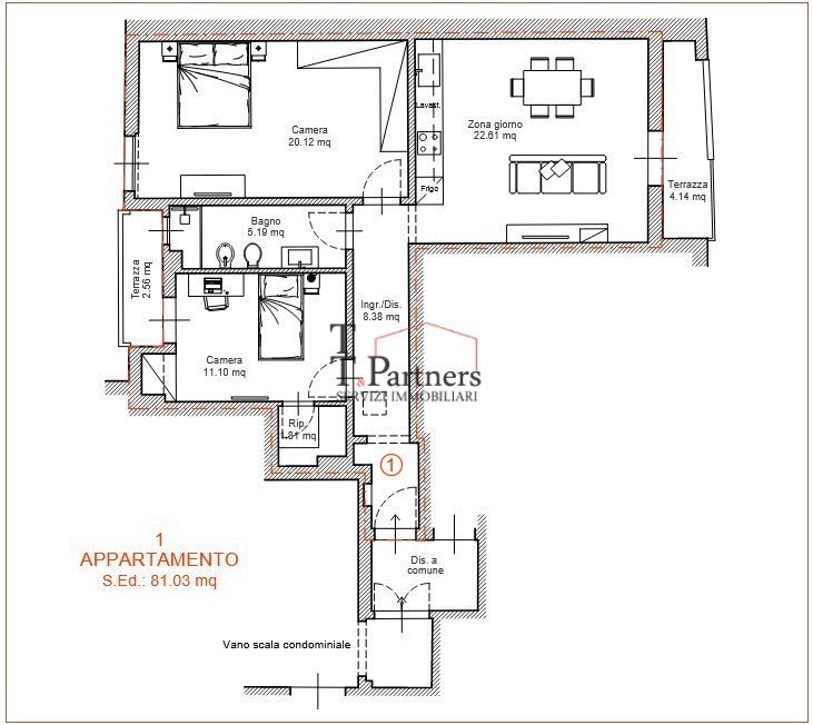 Apartamento em Florença