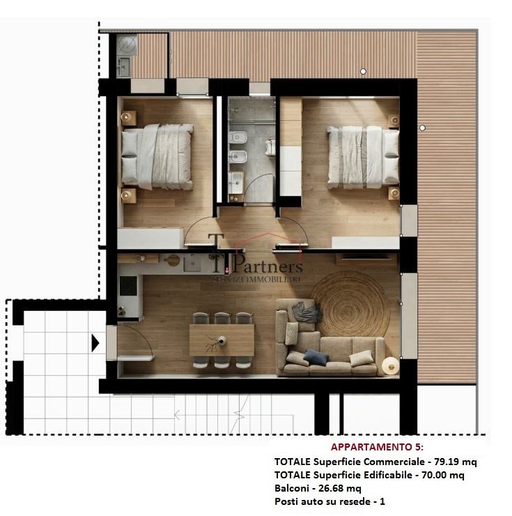Apartamento en Florencia