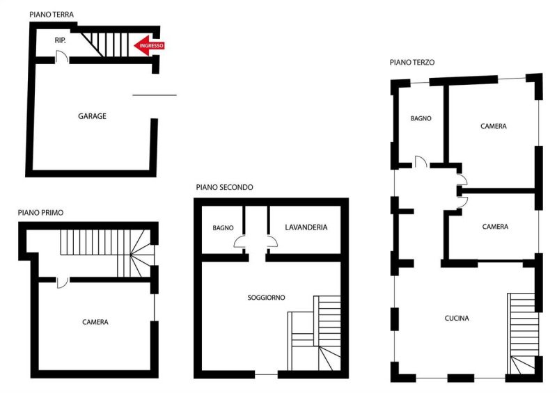 Крыша/земля в Кампи-Бизенцио