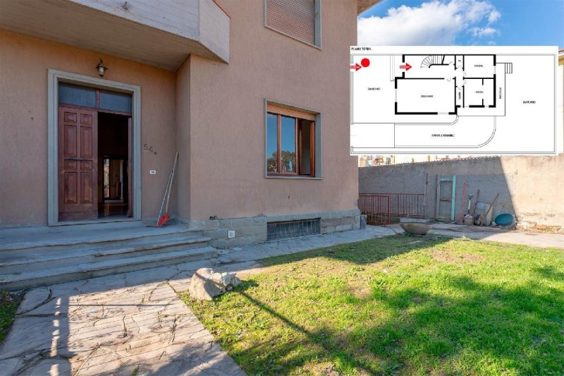 Hus från källare till tak i Campi Bisenzio