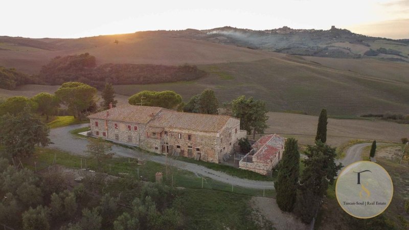 Lantgård i Castiglione d'Orcia