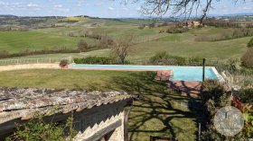 Exploitation agricole à Montalcino