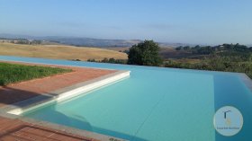 Exploitation agricole à Montalcino