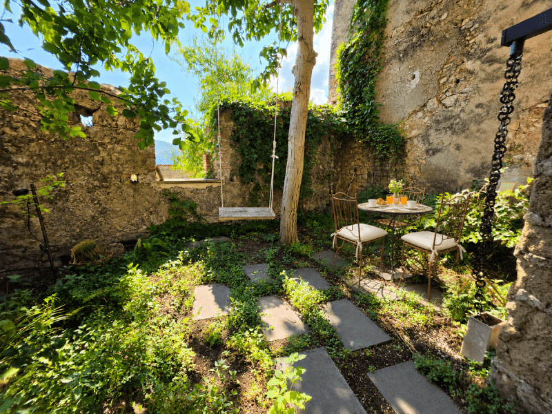 Kleines Dorf in Formia