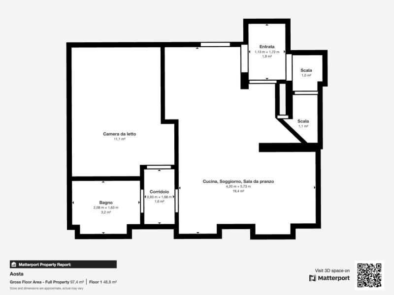 Историческая квартира в Аоста