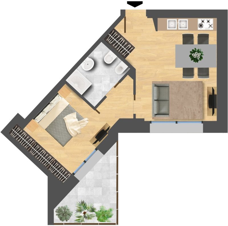 Apartamento em Milão