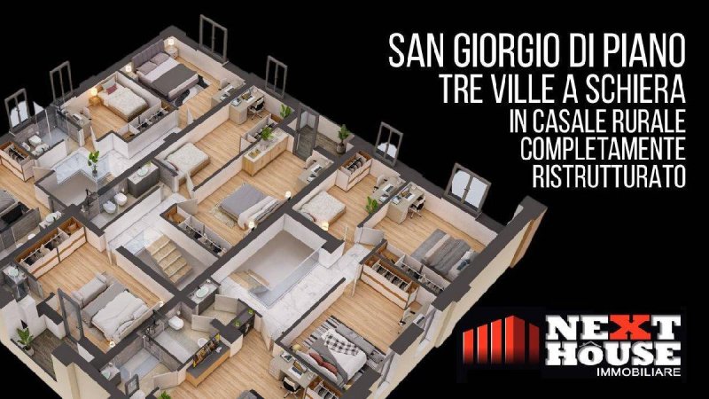 Villetta a schiera a San Giorgio di Piano