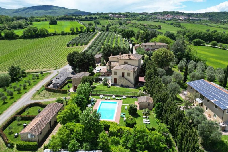 Exploitation agricole à Chianciano Terme