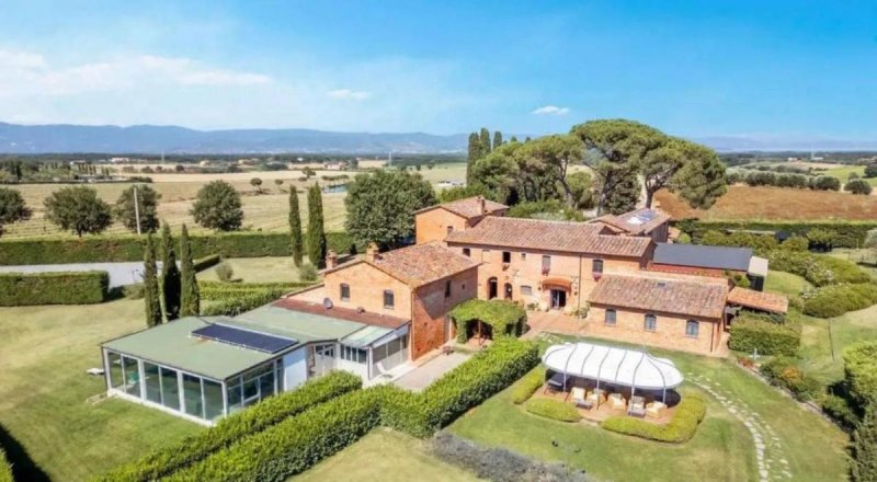 Exploitation agricole à Castiglione del Lago