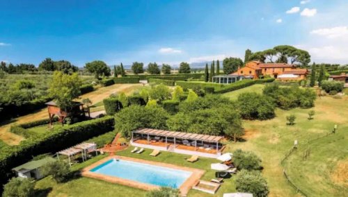 Exploitation agricole à Castiglione del Lago