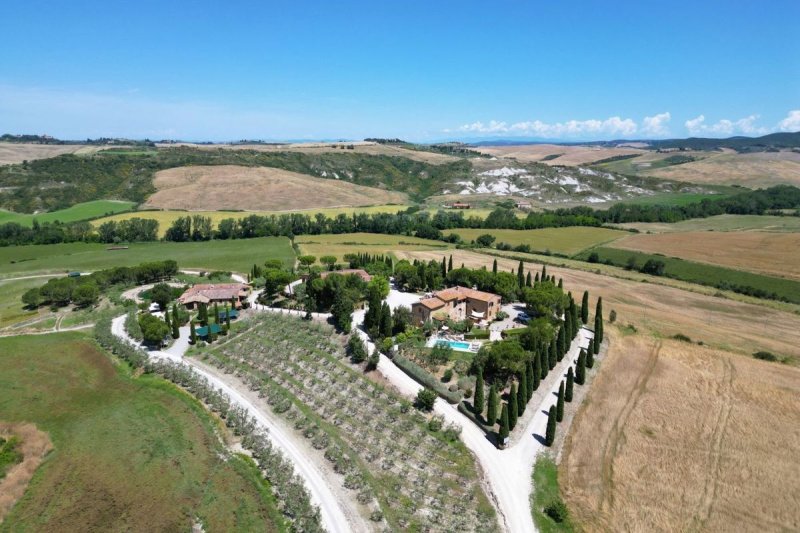 Lantgård i San Quirico d'Orcia
