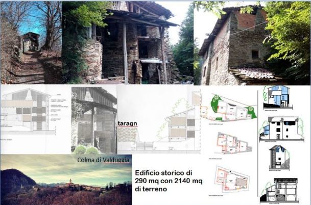 Historiskt hus i Valduggia