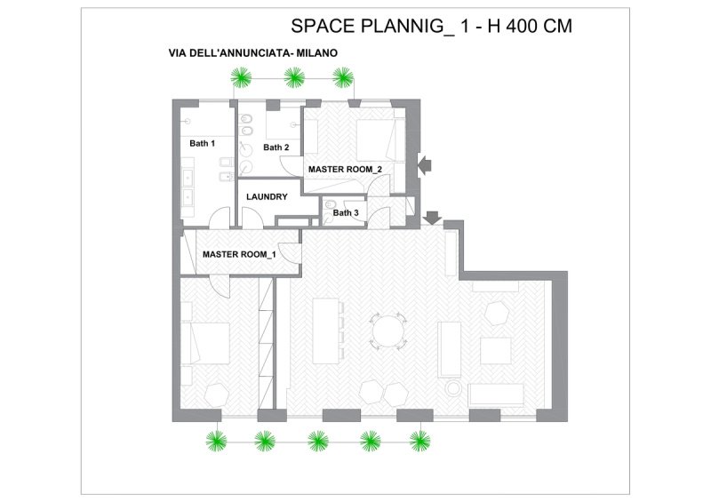 Apartamento en Milán