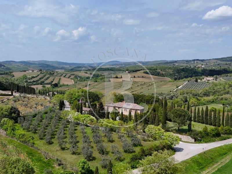 Explotación agrícola en Gaiole in Chianti
