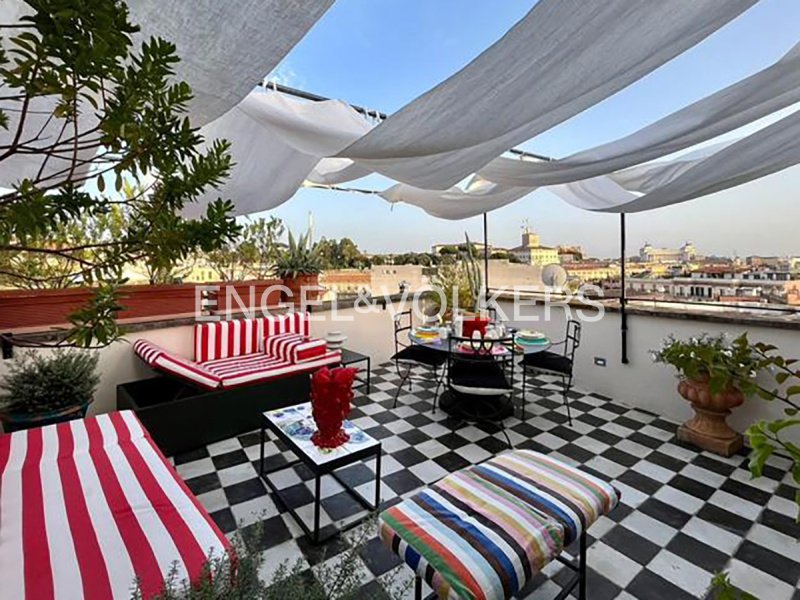 Terrasse à Rome